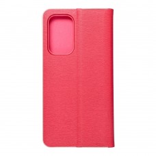 Husă Samsung Galaxy A53 5G Forcell Luna Book tip carte, ramă metalică, Rosu