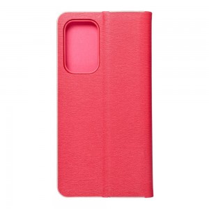 Husă Samsung Galaxy A53 5G Forcell Luna Book tip carte, ramă metalică, Rosu