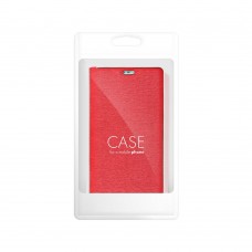 Husă Samsung Galaxy A53 5G Forcell Luna Book tip carte, ramă metalică, Rosu