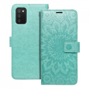 Husă Samsung Galaxy A03s Mezzo Book tip carte, Mandala green