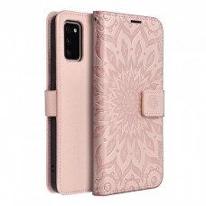 Husă Samsung Galaxy A03s Mezzo Book tip carte, Mandala pink