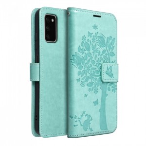 Husă Samsung Galaxy A03s Mezzo Book tip carte, Spring green