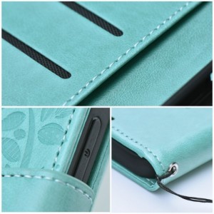 Husă Samsung Galaxy A03s Mezzo Book tip carte, Spring green