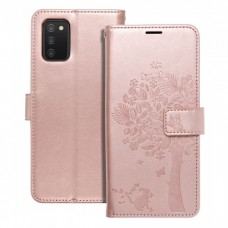 Husă Samsung Galaxy A03s Mezzo Book tip carte, Spring pink