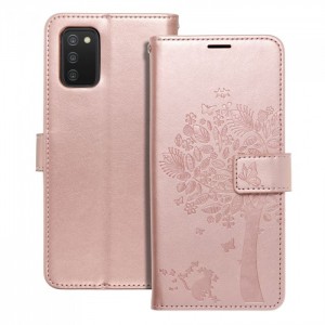 Husă Samsung Galaxy A03s Mezzo Book tip carte, Spring pink