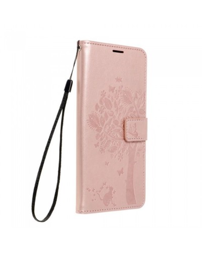 Husă Samsung Galaxy A03s Mezzo Book tip carte, Spring pink