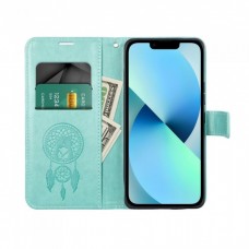 Husă Samsung Galaxy A23 5G Mezzo Book tip carte, Dreamowl green