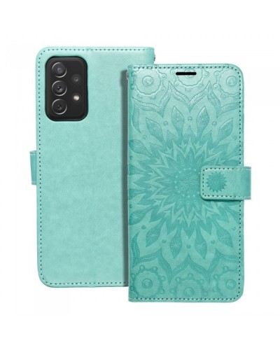 Husă Samsung Galaxy A72 Mezzo Book tip carte, Mandala green