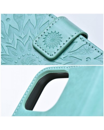 Husă Samsung Galaxy A72 Mezzo Book tip carte, Mandala green