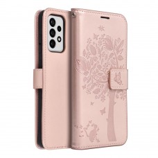 Husă Samsung Galaxy A72 Mezzo Book tip carte, Spring pink