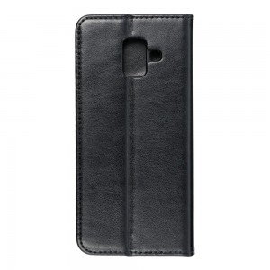 Husă Samsung Galaxy A6 2018 Magnet Case tip carte, Negru