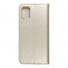 Husă Samsung Galaxy M31s Magnet Case tip carte, Gold