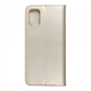 Husă Samsung Galaxy M31s Magnet Case tip carte, Gold