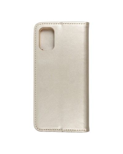 Husă Samsung Galaxy M31s Magnet Case tip carte, Gold