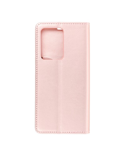 Husă Samsung Galaxy S20 Ultra Magnet Case tip carte, Rose gold Husă Samsung Galaxy S20 Ultra Magnet Case tip carte, Rose gold