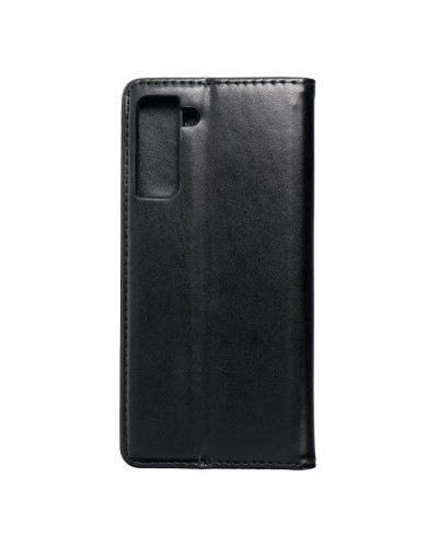 Husă Samsung Galaxy S21 Plus Magnet Case tip carte, Negru Husă Samsung Galaxy S21 Plus Magnet Case tip carte, Negru