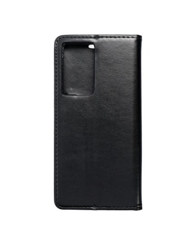 Husă Samsung Galaxy S21 Ultra Magnet Case tip carte, Negru