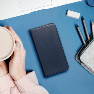 Husă Samsung Galaxy A15 Magneto Book tip carte, Albastru