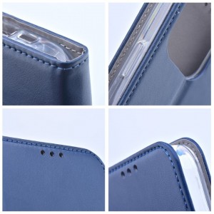 Husă Samsung Galaxy A15 Magneto Book tip carte, Albastru