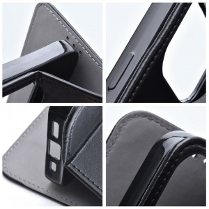 Husă Samsung Galaxy A15 Magneto Book tip carte, Negru