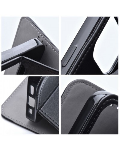 Husă Samsung Galaxy A15 Magneto Book tip carte, Negru Husă Samsung Galaxy A15 Magneto Book tip carte, Negru