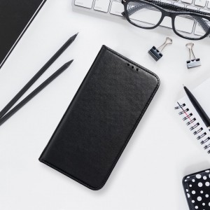 Husă Samsung Galaxy A15 Magneto Book tip carte, Negru