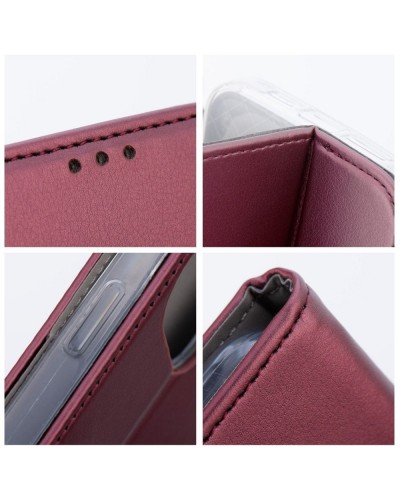 Husa tip carte Samsung Galaxy A23 5G MANGUSTA Magneto Book cu inchidere magnetica - Visiniu