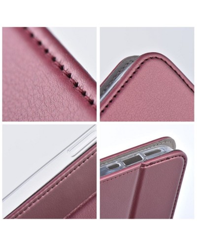 Husa tip carte Samsung Galaxy A23 5G MANGUSTA Magneto Book cu inchidere magnetica - Visiniu