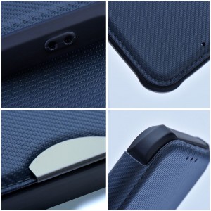 Husă Tip Carte Samsung Galaxy A13 5G / A04s MANGUSTA RAZOR Book Antișoc cu Stand și Slot Card - Albastru