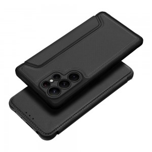 Husă Tip Carte Samsung Galaxy A13 5G / A04s MANGUSTA RAZOR Book Antișoc cu Stand și Slot Card - Negru