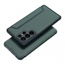 Husă Tip Carte Samsung Galaxy A13 5G / A04s MANGUSTA RAZOR Book Antishock cu Stand și Slot Card - Verde
