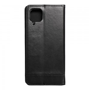 Husă Samsung Galaxy A12 Prestige Book tip carte, Negru