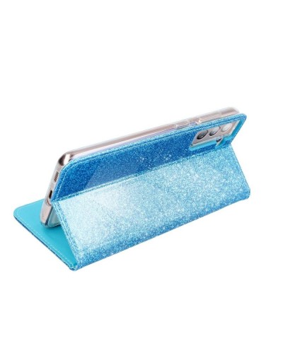 Husă Samsung Galaxy A02s Shining Case Book tip carte, Albastru Husă Samsung Galaxy A02s Shining Case Book tip carte, Albastru