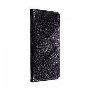 Husă Samsung Galaxy A02s Shining Case Book tip carte, Negru