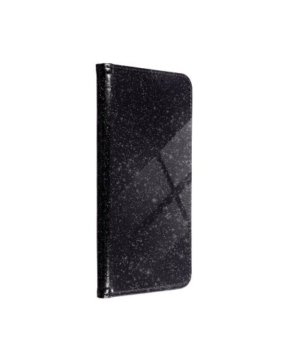 Husă Samsung Galaxy A02s Shining Case Book tip carte, Negru