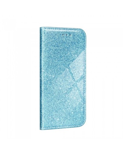 Husă Samsung Galaxy S21 Shining Case Book tip carte, Albastru