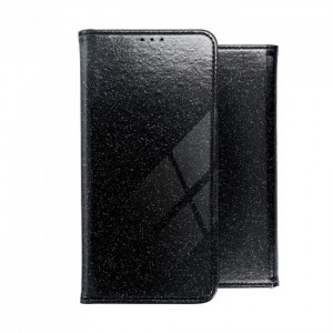 Husă Samsung Galaxy S21 Shining Case Book tip carte, Negru