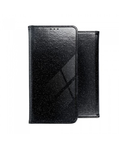 Husă Samsung Galaxy S21 Shining Case Book tip carte, Negru