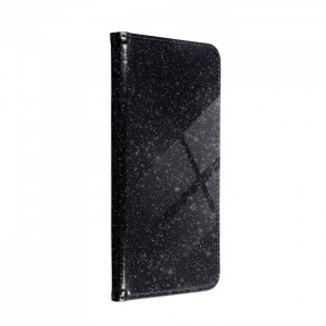 Husă Samsung Galaxy S21 Shining Case Book tip carte, Negru