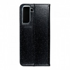 Husă Samsung Galaxy S21 Shining Case Book tip carte, Negru