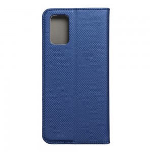 Husă Samsung Galaxy A02s Smart Book Case tip carte, Albastru