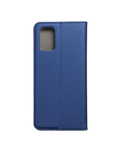 Husă Samsung Galaxy A02s Smart Book Case tip carte, Albastru