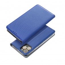 Husă Samsung Galaxy A14 4G / 5G Smart Book Case Tip Carte cu Magnet și Buzunar Card - Albastru