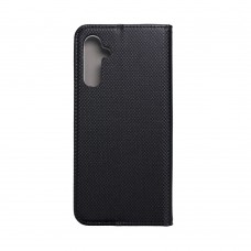Husă Samsung Galaxy A14 4G / 5G Smart Book Case Tip Carte cu Magnet și Buzunar Card - Negru