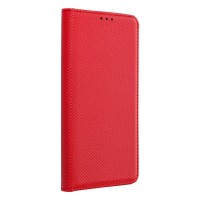 Husă Samsung Galaxy A14 4G / 5G Smart Book Case Tip Carte cu Magnet și Buzunar Card - Roșu