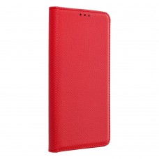 Husă Samsung Galaxy A14 4G / 5G Smart Book Case Tip Carte cu Magnet și Buzunar Card - Roșu