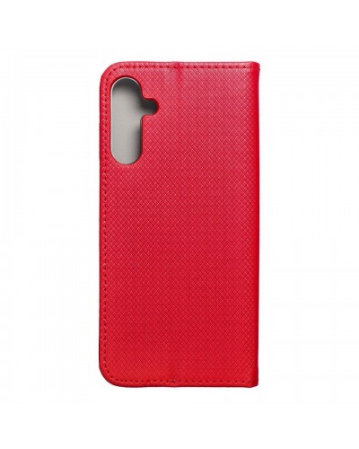 Husă Samsung Galaxy A15 Smart Case Book tip carte, Rosu
