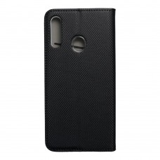 Husă Samsung Galaxy A20s Smart Book Case tip carte, Negru