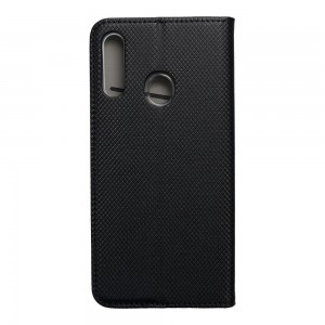Husă Samsung Galaxy A20s Smart Book Case tip carte, Negru