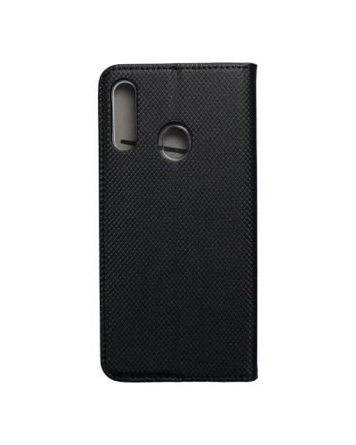 Husă Samsung Galaxy A20s Smart Book Case tip carte, Negru